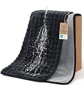 Bedsure Bubble Waterproof Blanket for Couch - Soft Fleece Reversible Dog Blankets for Small Dogs,...