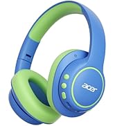 acer Kids Bluetooth Headphones, Over Ear Headphone for Kids with Mic, 75H Playtime, 85dBA Safe Vo...