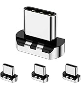CNakdDG Magnetic Connector Tips Head for USB-C Android Devices (4 Pack), only Compatible 5A Magne...