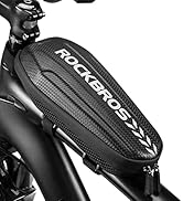 ROCKBROS Top Tube Bike Bag Bike Front Frame Bag EVA Bicycle Bag Bike Accessories Pouch Storage Pa...