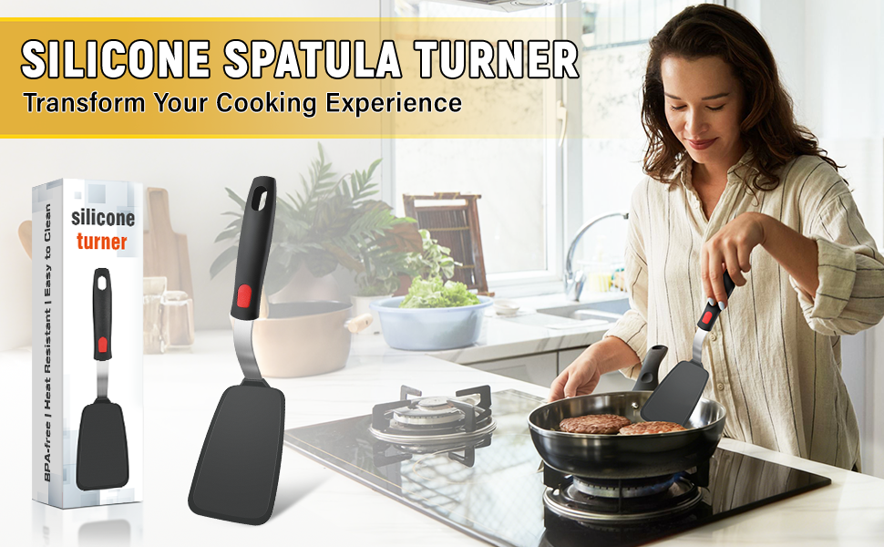 Flexible Silicone Spatula Turner
