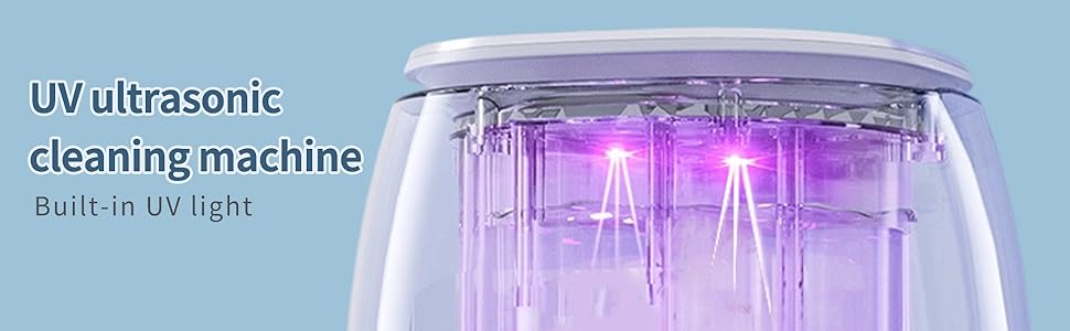Built-in UV Light: 360° Deep cleaning for a Healthier Clean