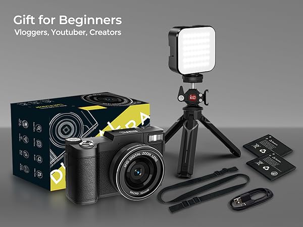 5k digital camera gift for teens youtuber