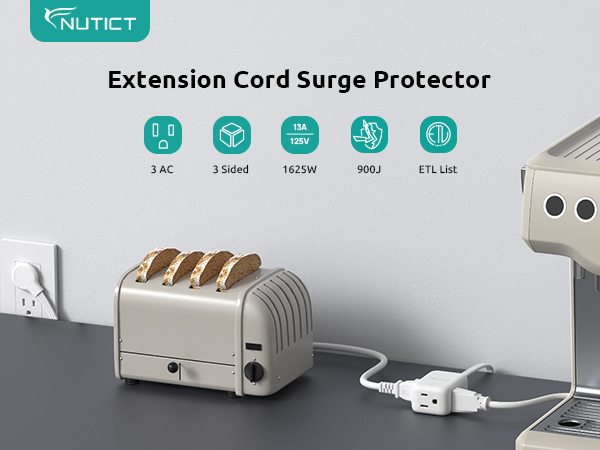 ETL Listed Short Extension Cord