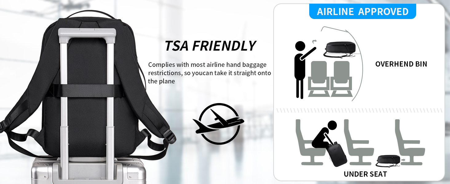 travel backpack carry on flight approved