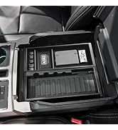 HGWEI Center Console Organizer Compatible with Ford F150 2015-2018 2019 2020 Interior Accessories...