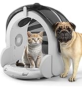 iPettie Automatic Hair Dryer Box for Cats and Small Dogs, Foldable and Large Capacity, 8 High-Vel...