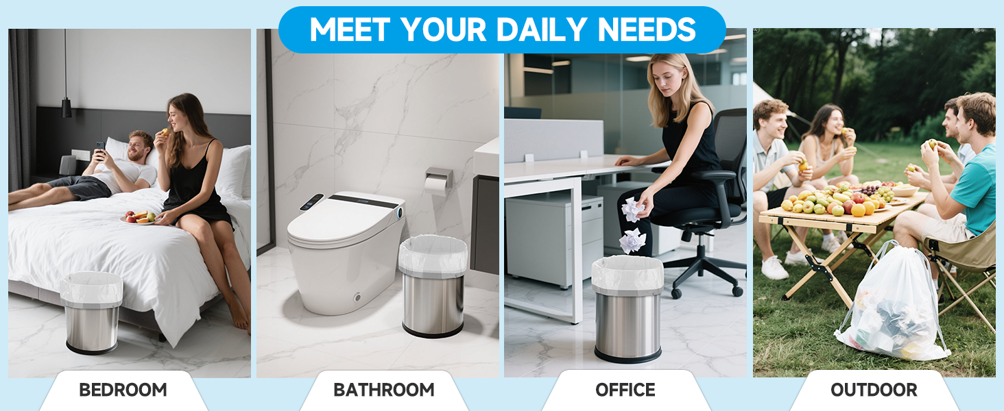 10 liter trash bags 10l trash bags 2.2 gallon trash bag