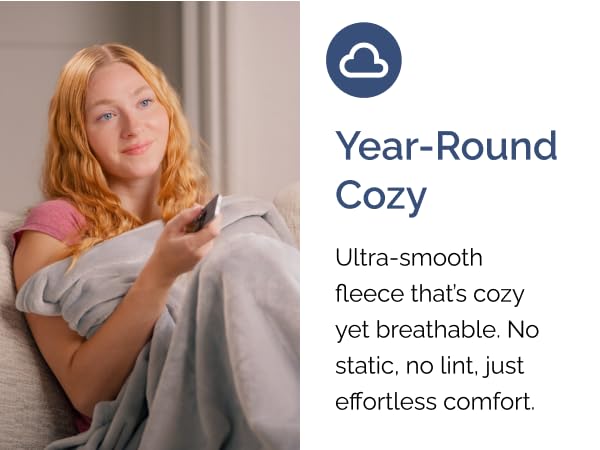cgk velvety soft cloud like feeling lightweight smooth fleece no static lint