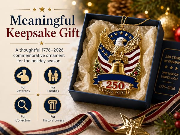 250th metal ornaments decors