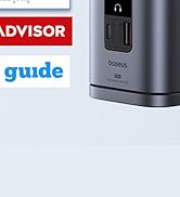 Baseus Docking Station Spacemate(WIN), 11 in 1 Laptop Docking Stations for Windows, Triple Displa...