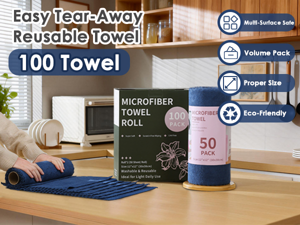 Navy Blue Cleaning Rags