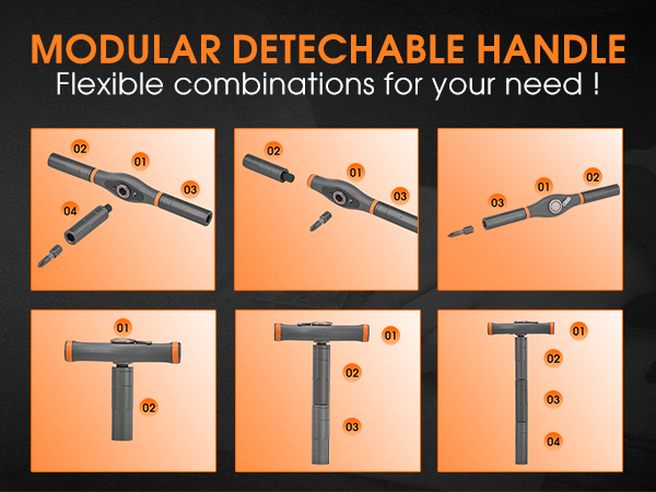 sakerplus 42 in 1 magnetic screwdriver set