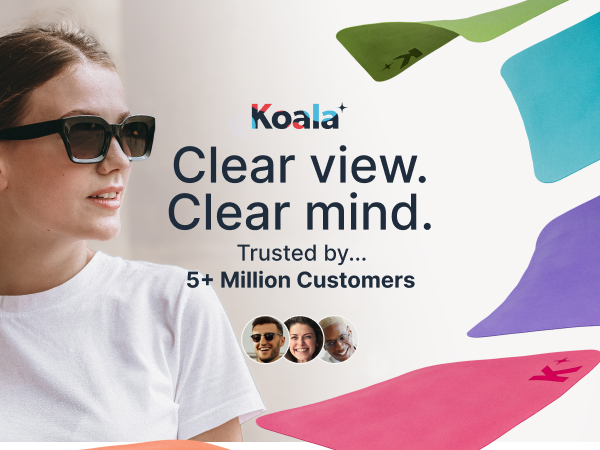 koala kleaner lens cleaner cleaning solution glasses screen camera lenses kloth cloth microfiber