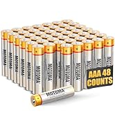 MOTOMA AAA Batteries 48 Pack 1.5V 720mAh Alkaline AAA Battery Long Lasting Power Triple AAA Batte...