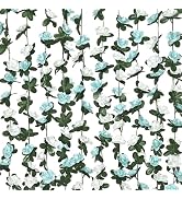 MARTINE MALL Flower Garland Rose Vines, 5 Strands 41Ft Flowers Vines for Bedroom, Rose Flower Gar...