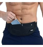USHAKE Running Belt,Men or Women Ultra Light Bounce Free Waist Pouch Bag Fitness Workout Belt Spo...