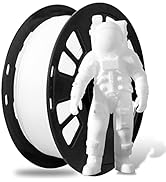 1.75mm 1Kg White PLA Plus PLA + Max PLA Pro Filament, High Impact Strength, Wideliy Support for M...