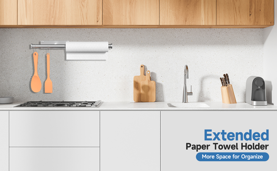 paper towel holder silver 01