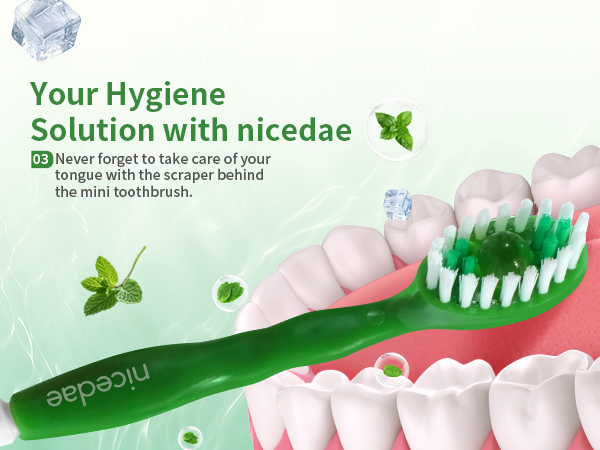 nicedae disposable toothbrushes with toothpaste