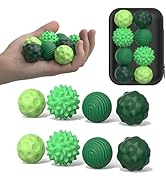 Large Magnetic Sensory Fidget Ball Toy, 8Pcs Silicone Sensory Stress Relief Toys for Adults, Teen...