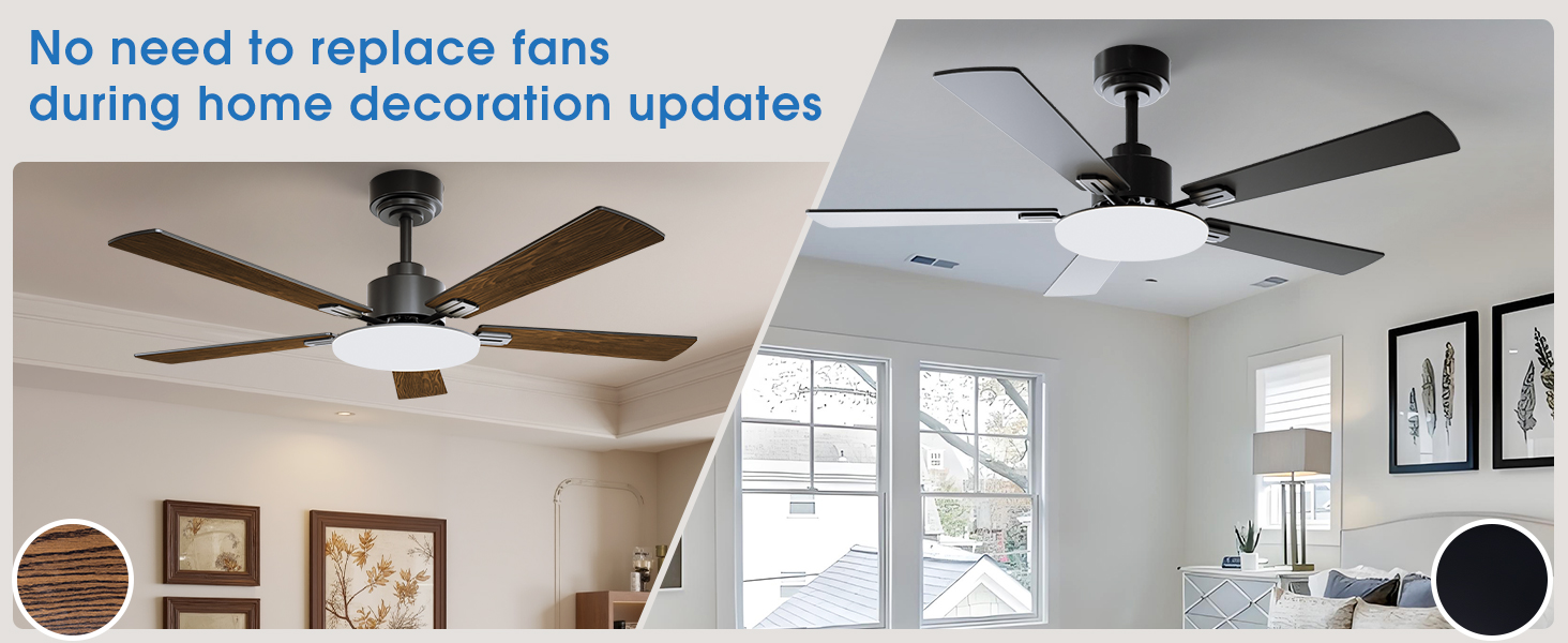 2 sided fan blades