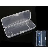 SquarezhenBo White Transparent Shaving Box for Shaver Razor,Razor Protector Plastic Box Cover Con...