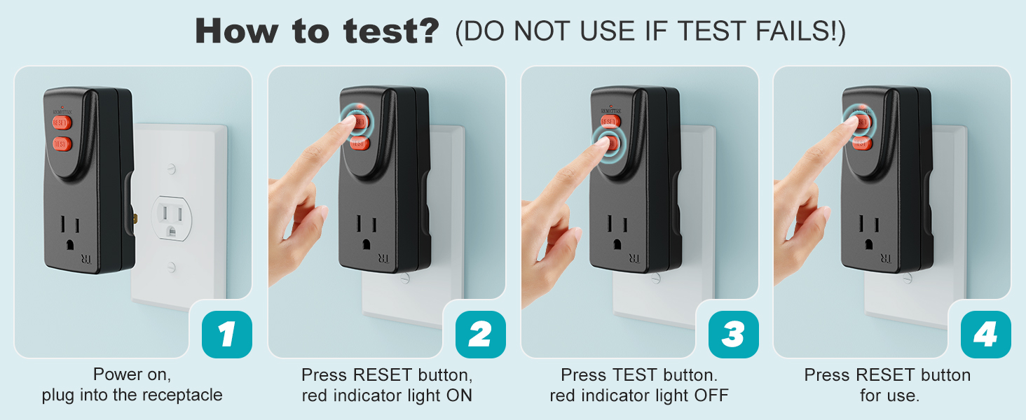 gfci replacement plug