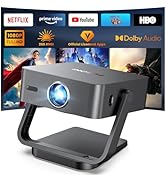 [Built-in Netflix Apps] FUDONI Smart Projector with WiFi 6 and Bluetooth, Electric Focus Auto Key...