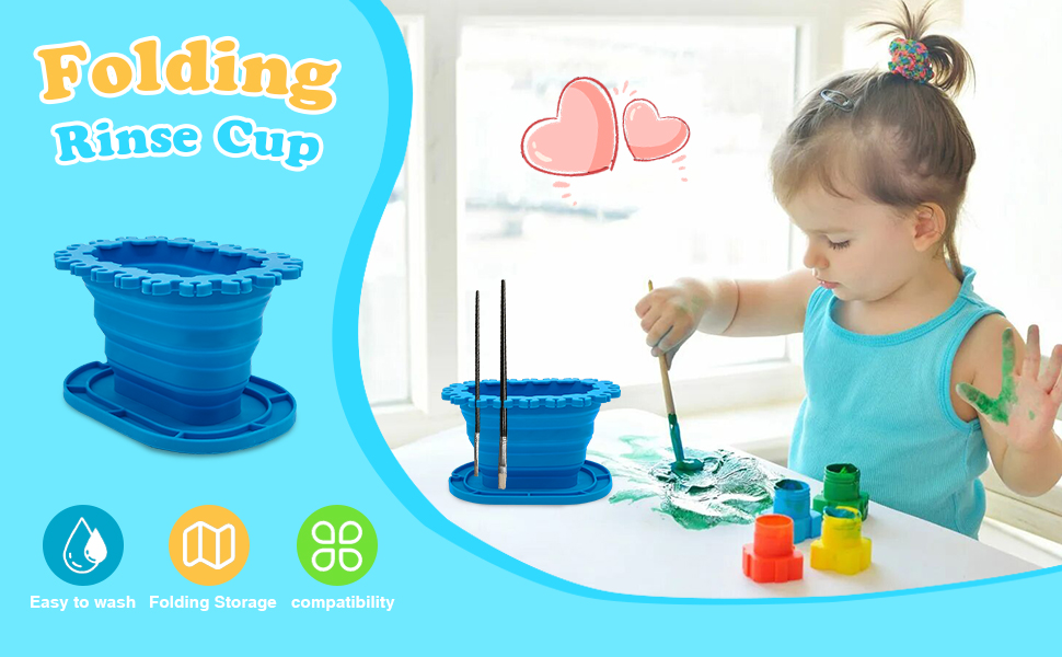 Collapsible Paint Water Basin