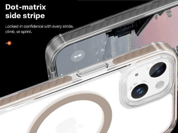 Clear Case, Magnetic Phone Cover, Compatible with MagSafe