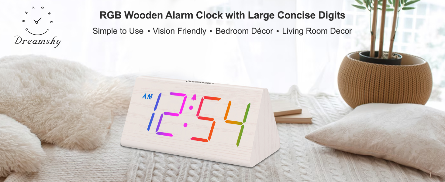 rgb alarm clock for kids