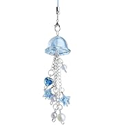Jellyfish Phone Charms Aesthetic Y2K Cell Phone Charm Cute Strap Accessories with Star Heart for ...