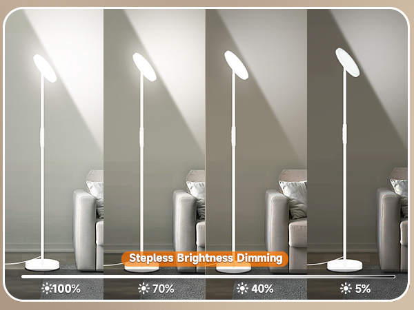 Dimmable floor lamp