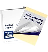 TATTMUSE Mini Tattoo Transfer Paper, Size 3.15