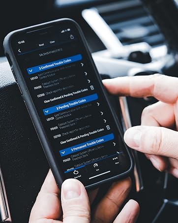 BlueDriver OBD2 Scanner Bluetooth, No Subscription, ABS SRS TPMS | OBDII Diagnostic Scan Tool, Car S...