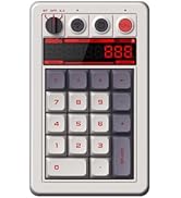 8BitDo Retro 18 Mechanical Numpad, Supports Calculator Mode, Bluetooth/2.4G/Wired Numpad for Wind...