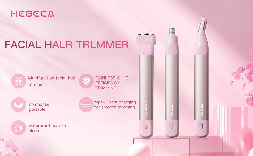 HEBECA 2in1 Nose Eyebrow HAIR TRIMMER FT2001