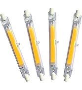 118mm 20W R7S LED Bulb 200W Halogen Equivalent 118mm J-Type High Brightness 20W 120V R7S Base 600...