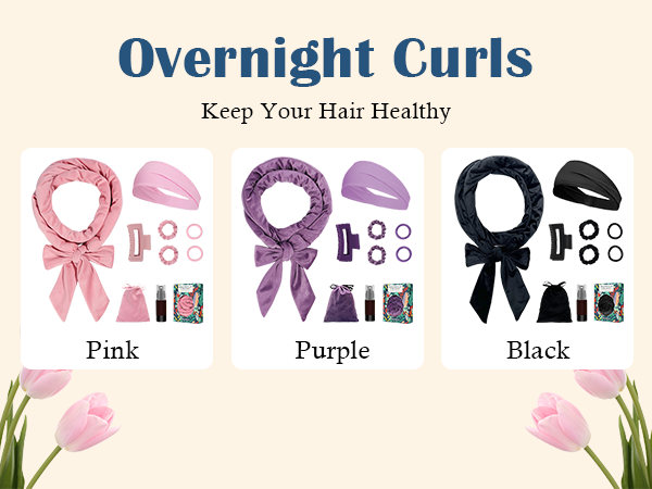no heat curling headband