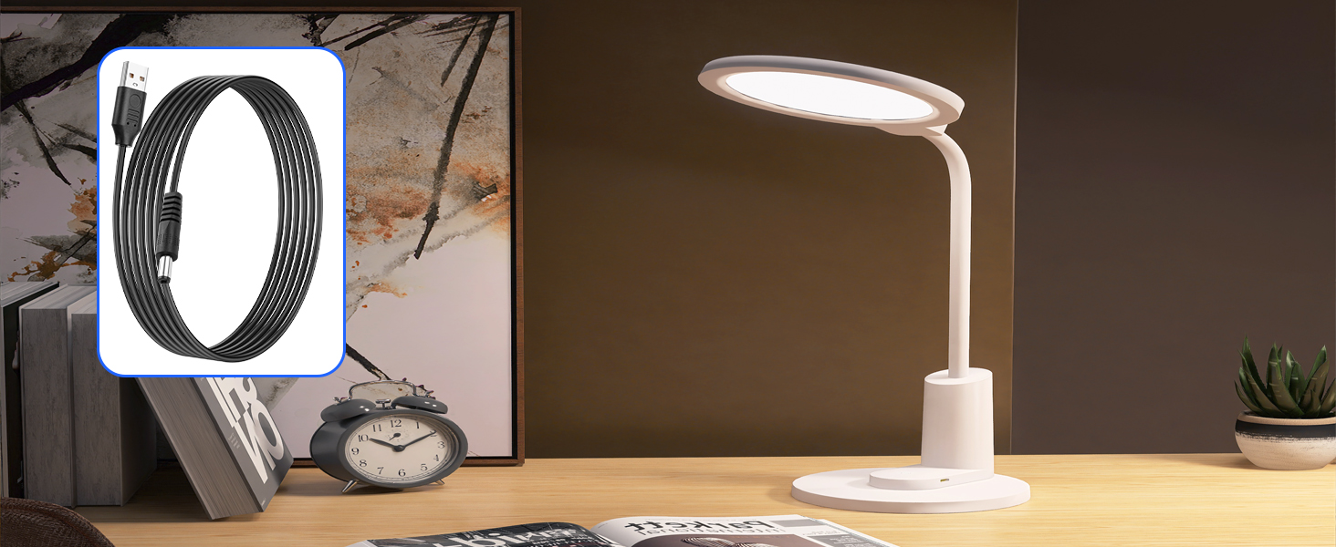 USB to DC 5.5x2.1mm Power Cord