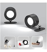 Koopala 2PCS Rechargeable Battery Operated LED Wall Lamps, Wall Mounted Lights with 3 Brightness ...
