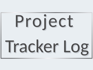 Project tracker log Pad. Organize priorities, timelines, action steps &amp;amp; ongoing progress updates