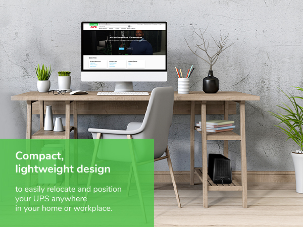 Compact, lightweight design