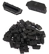 GINTOOYUN 50pcs HDMI Anti Dust Cap Cover Plugs HDMI Female Dustproof Plug Soft Silicone Protector...