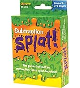 Edupress Math Splat Game: Subtraction Grades 2+ (EP63760) , 3.5 H x 5.625 L x 2.25 W