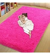 qulint 4x6 Area Rugs for Bedroom, Fluffy Soft Shag Rugs for Living Room, Small Fuzzy Plush Rugs, ...