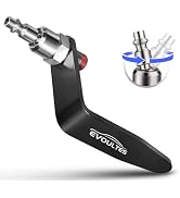 EVOULTES Pneumatic Tool Rafter Hook Hanger with 1/4 Inch &amp; 360° Swivel Air Fitting, Lightweight A...