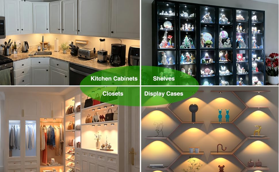 AIBOO Under Cabinet Lighting