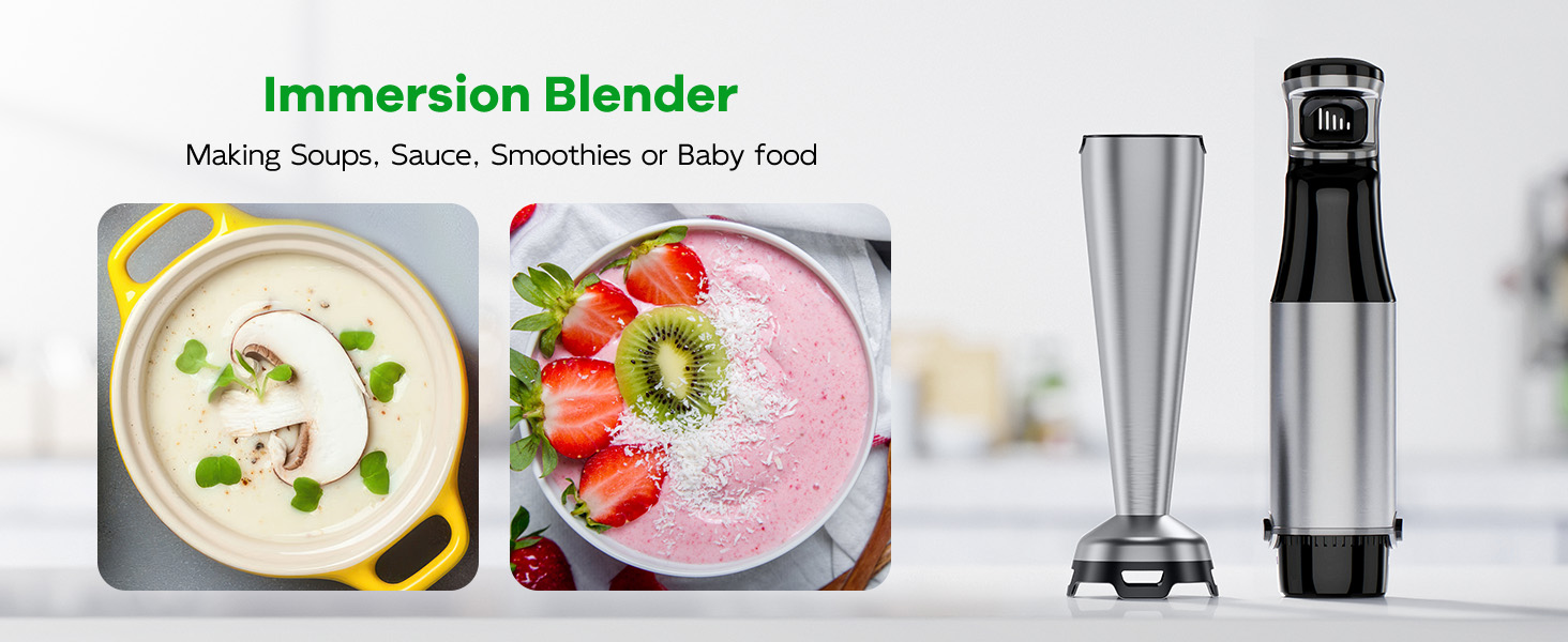 immersion blender hand blender handheld kitchen electric blenders mixercordless stick processor 